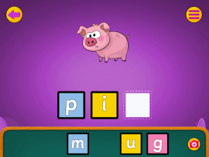 Educational App Spelling Game Screenshot