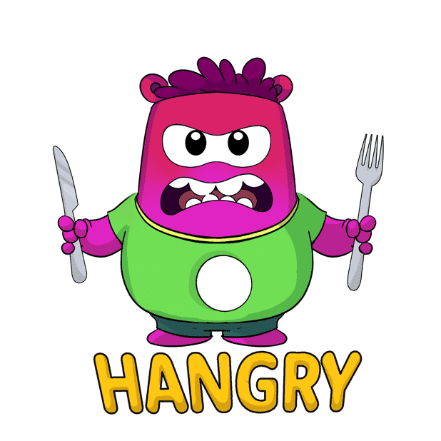 Appie Stickers Hangry