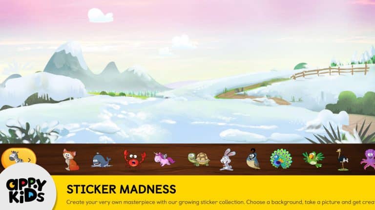 Preschool iPad app of Games for Kids StickerMadness Screenshot