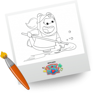Toy Box Call Out Colouring