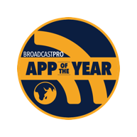 Award Broadcast Pro App of the Year Badge